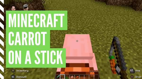 How to craft a carrot on a stick
