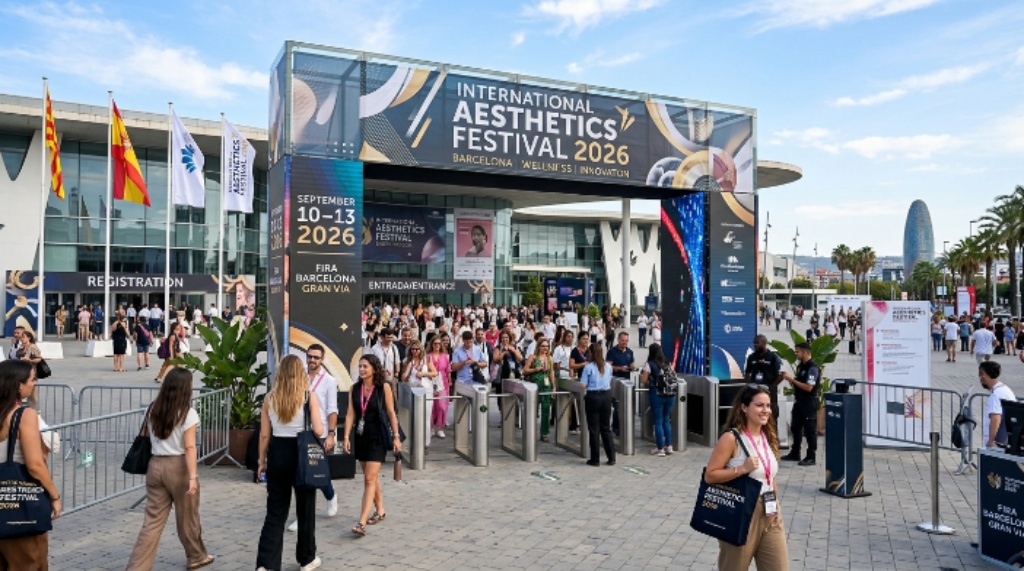 International Aesthetics Festival Barcelona 2026 event entrance September