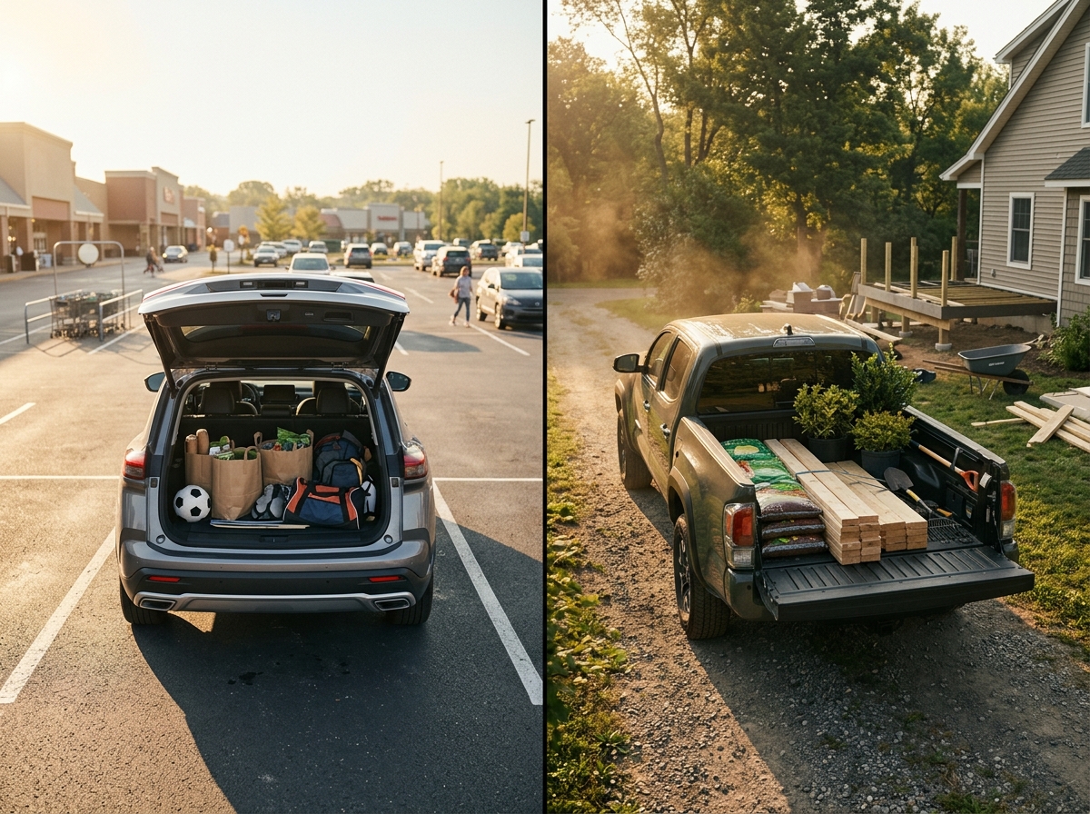 Truck or SUV? Put both to the test across commutes, grocery runs, and road trips. Discover which vehicle truly fits your daily lifestyle and routine.